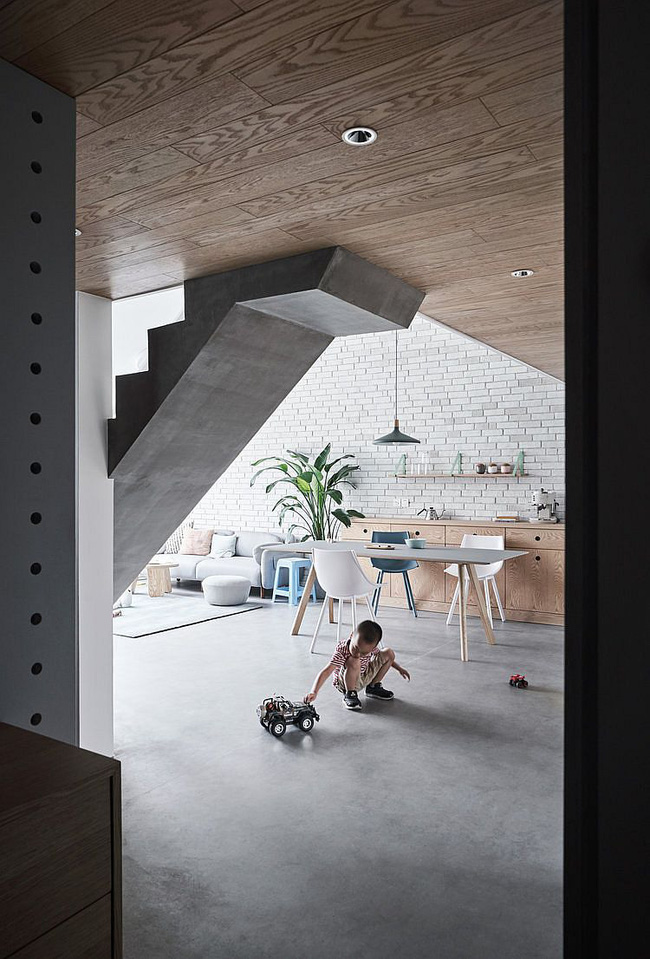 Căn hộ có tầng lửng tràn ngập ánh sáng cho gia đình trẻ-7