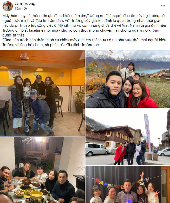 Lam Trường lên tiếng nhận lỗi về tin sốc ly hôn vợ và có bạn gái mới-1
