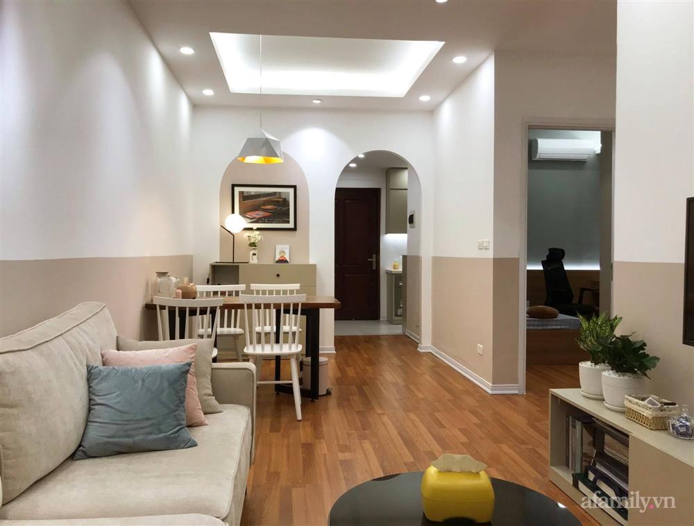 Mua lại căn hộ chung cư cũ 70m² với giá 1,1 tỷ, cải tạo hết 340 triệu, đôi vợ chồng trẻ thu về cơ ngơi quá đẹp và ấm cúng-3