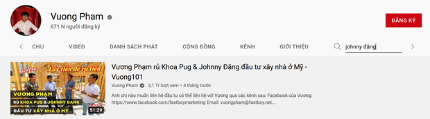 Johnny Đặng bị nghi nghỉ chơi với Khoa Pug, còn mối quan hệ với triệu phú đô la Vương Phạm thì sao?-2
