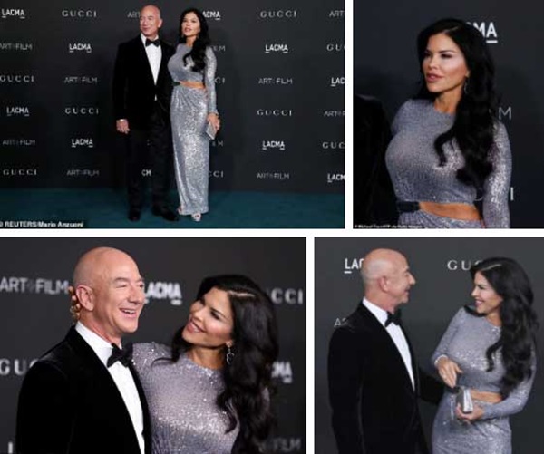 Tỷ phú Amazon cùng người tình dự thảm đỏ, kẻ thứ 3 có động thái quá đà với diện mạo gây giật mình-1