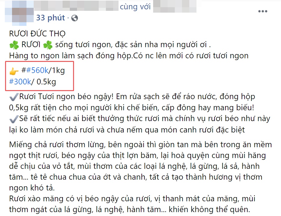 Giá rươi tươi tăng hơn nhiều so với năm ngoái, hơn 600 ngàn/kg do khan hiếm-2