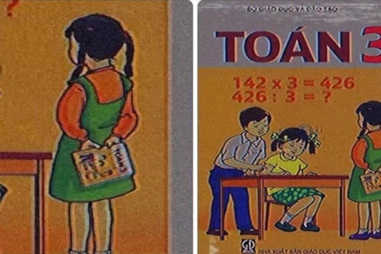 SGK Toán lớp 3 bỗng gây bão mạng vì 1 chi tiết bí ẩn in trên bìa: