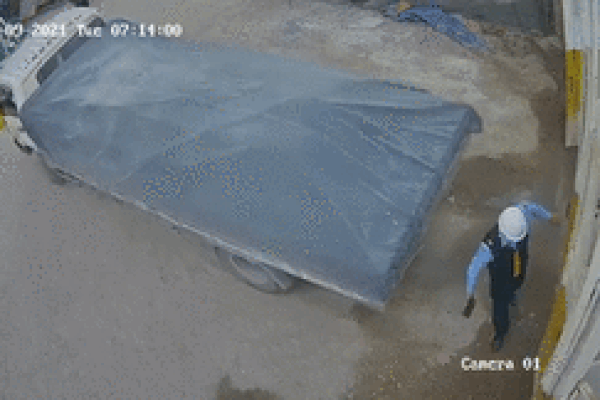 Clip: Chồng đang lùi xe vào nhà, vợ có có hành động ra gây thảm họa-1