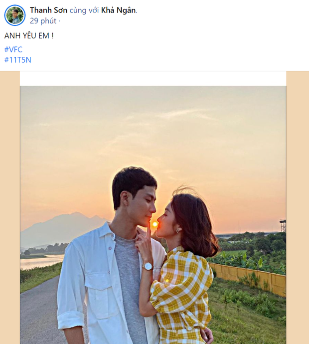 Thanh Sơn công khai tỏ tình Khả Ngân, chỉ ba chữ thôi mà khiến dân tình đòi cưới gấp-1