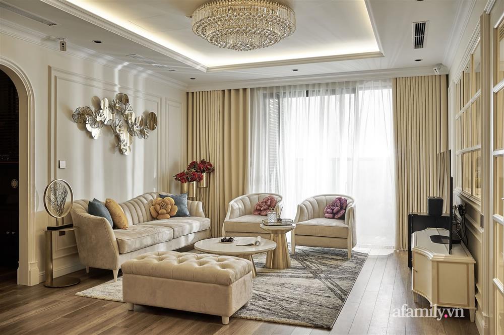 Căn hộ 150m² với tổng chi phí 1,2 tỷ đồng ở Giảng Võ: Đầy đủ các yếu tố sang trọng, ấm áp, đẹp tinh tế-2
