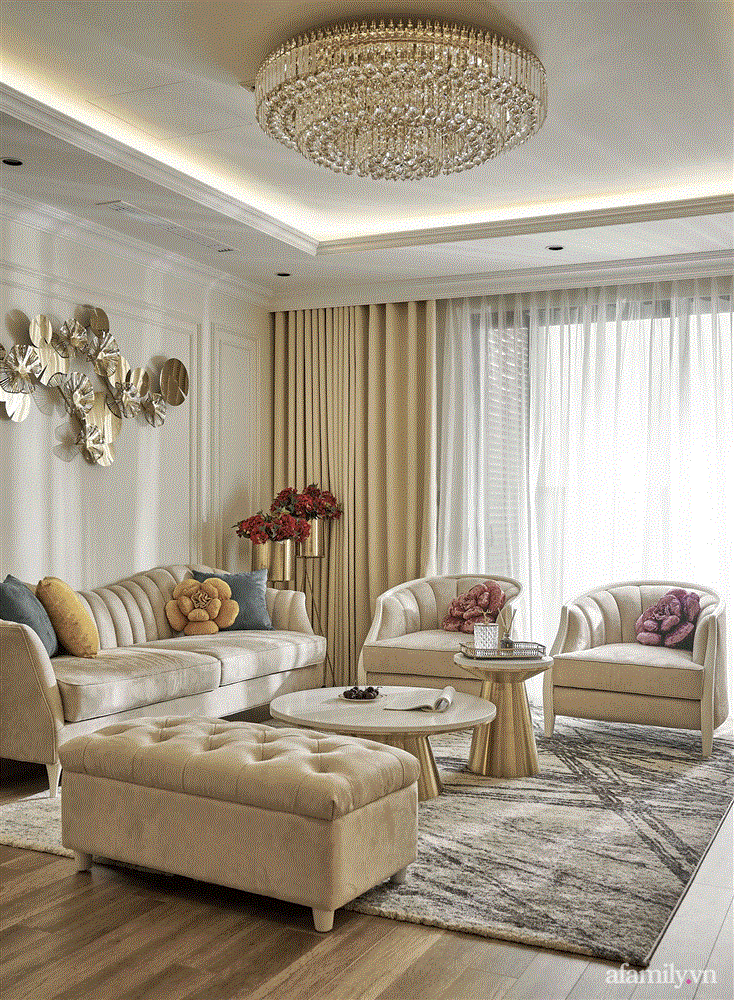 Căn hộ 150m² với tổng chi phí 1,2 tỷ đồng ở Giảng Võ: Đầy đủ các yếu tố sang trọng, ấm áp, đẹp tinh tế-3