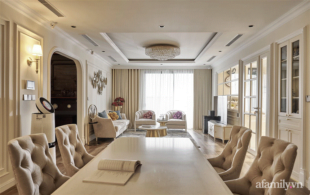 Căn hộ 150m² với tổng chi phí 1,2 tỷ đồng ở Giảng Võ: Đầy đủ các yếu tố sang trọng, ấm áp, đẹp tinh tế-5