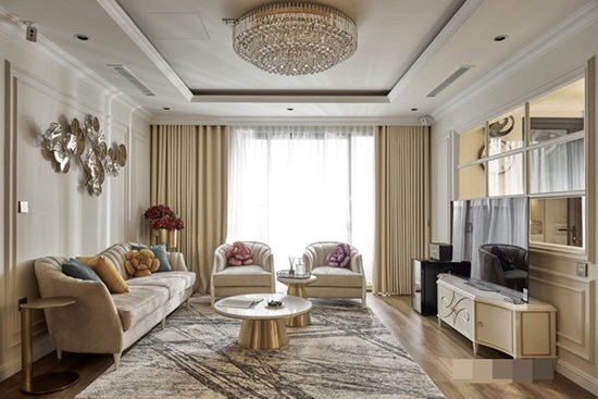 Căn hộ 150m² với tổng chi phí 1,2 tỷ đồng ở Giảng Võ: Đầy đủ các yếu tố sang trọng, ấm áp, đẹp tinh tế