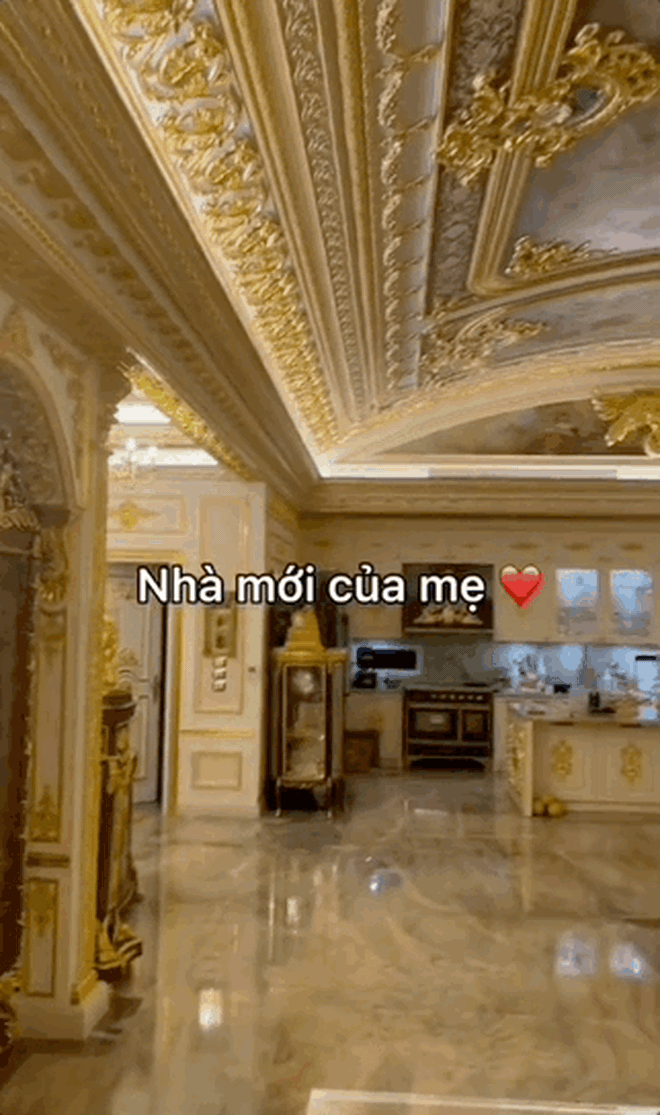 Clip: Choáng nặng vì độ giàu có khủng khiếp của mẹ kế Tây cột điện khi sở hữu biệt thự dát vàng to như cái cung điện-3