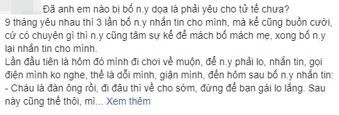 Yêu 9 tháng được bố người yêu nhắn tin nắn gân” tới 3 lần, thanh niên run rẩy nghĩ đến kết cục trong tương lai-1