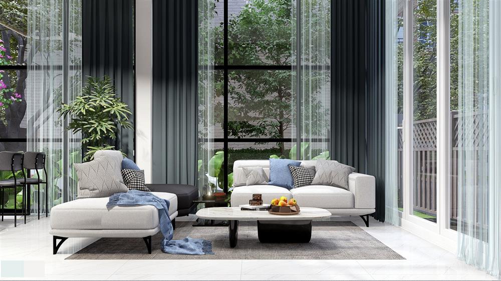 Nhà phố 2 tầng sang, xịn không thua kém biệt thự-3