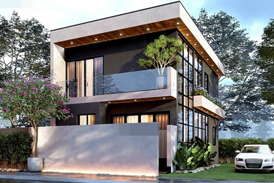 Nhà phố 2 tầng sang, xịn không thua kém biệt thự
