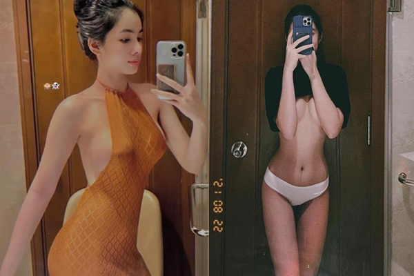 Lệ Quyên chiếu tướng thẳng vùng nhạy cảm trong xe sang-11