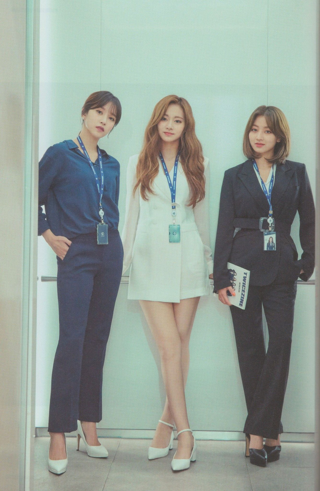 TWICE xuất sắc khi diện đồ công sở, đi làm văn phòng thật thì sẽ sành điệu hết phần chị em đồng nghiệp-12