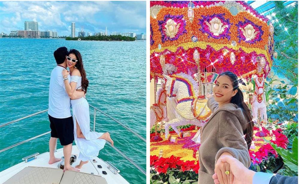 Bức ảnh uy tín tóm gọn sự giàu sang của Phạm Hương ở Mỹ, hoá ra lên đồ như bà hoàng để hẹn hò với anh?-5