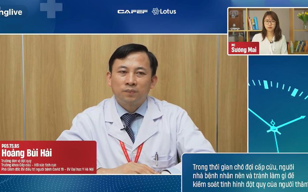 Người nhà không may bị đột quỵ, BS nhấn mạnh trong thời gian chờ cấp cứu nhất định phải làm được 1 việc, tránh 3 việc để cứu mạng bệnh nhân-1