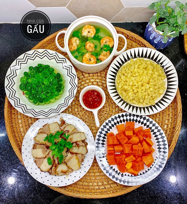 Vợ trẻ 9x sắp sinh con vẫn cực đảm đang, trổ tài nấu loạt món ngon hấp dẫn, 30 ngày cũng không lặp-2