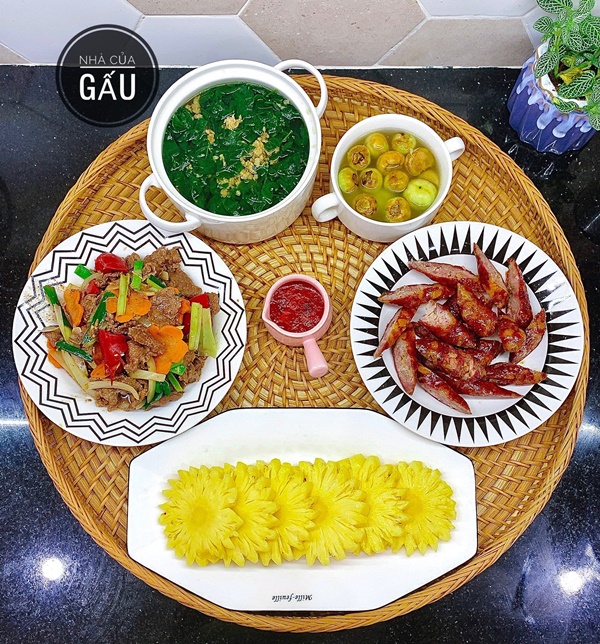 Vợ trẻ 9x sắp sinh con vẫn cực đảm đang, trổ tài nấu loạt món ngon hấp dẫn, 30 ngày cũng không lặp-7