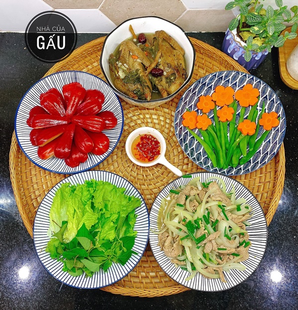 Vợ trẻ 9x sắp sinh con vẫn cực đảm đang, trổ tài nấu loạt món ngon hấp dẫn, 30 ngày cũng không lặp-13