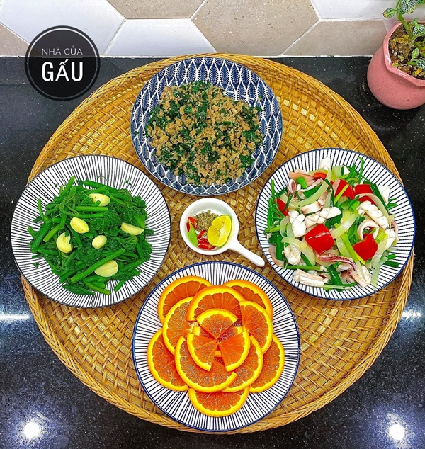 Vợ trẻ 9x sắp sinh con vẫn cực đảm đang, trổ tài nấu loạt món ngon hấp dẫn, 30 ngày cũng không lặp-16