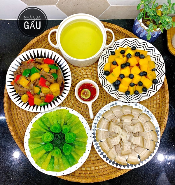 Vợ trẻ 9x sắp sinh con vẫn cực đảm đang, trổ tài nấu loạt món ngon hấp dẫn, 30 ngày cũng không lặp-28