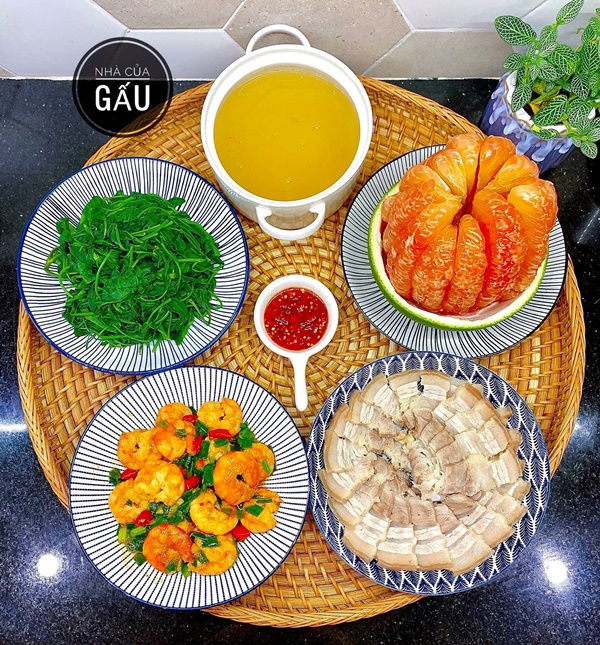 Vợ trẻ 9x sắp sinh con vẫn cực đảm đang, trổ tài nấu loạt món ngon hấp dẫn, 30 ngày cũng không lặp-30