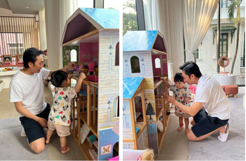 Ái nữ ngậm thìa vàng của Cường Đô La dùng iPhone 13 hơn 30 triệu làm đồ chơi, đau tim với cú xoay người 2 giây-4