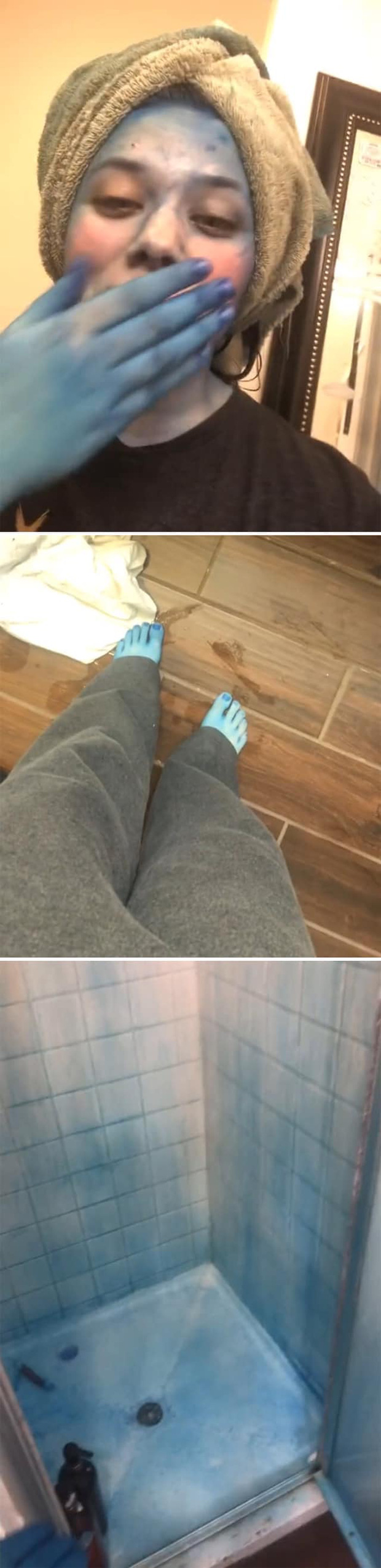 Cười ra nước mắt với những pha mua thuốc tự nhuộm ở nhà: Hại bản thân tới mức không nhận ra, nhà tắm biến thành thảm họa-7