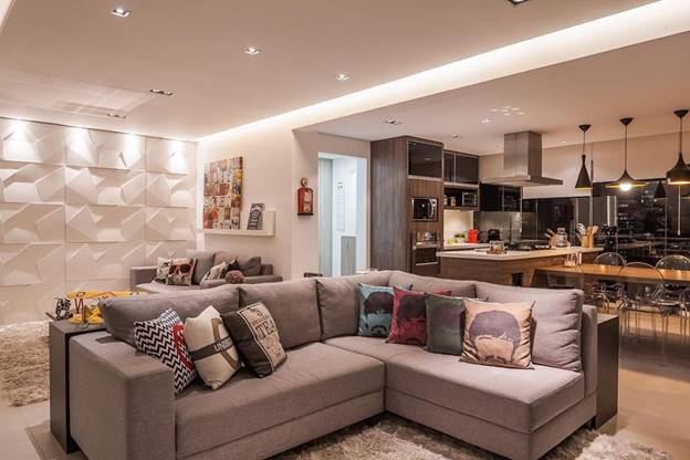 Phòng khách và bếp kết hợp: Làm thế nào để tận dụng không gian tốt nhất?-1