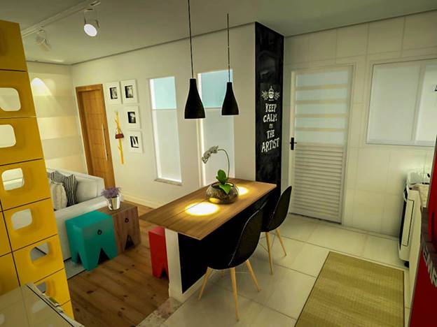 Phòng khách và bếp kết hợp: Làm thế nào để tận dụng không gian tốt nhất?-40