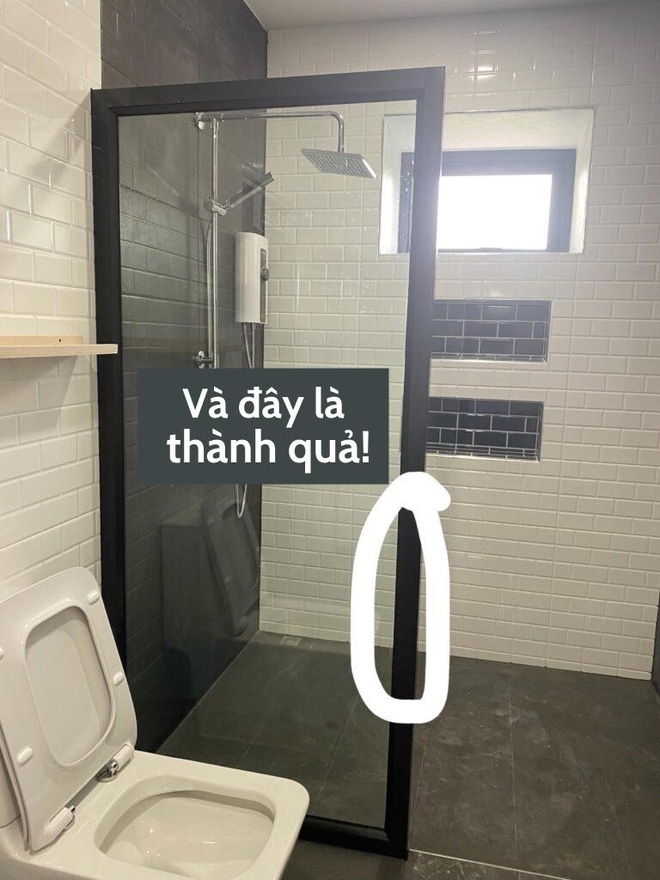 Đưa ảnh làm vách kính viền đen mỏng đẹp cho thợ, chủ nhà nhận về cái kết quá đắng-2