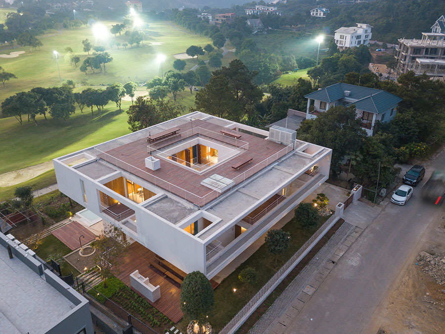 Choáng ngợp với biệt thự gần 500m2 có ao cá giữa nhà ở Tam Đảo-5