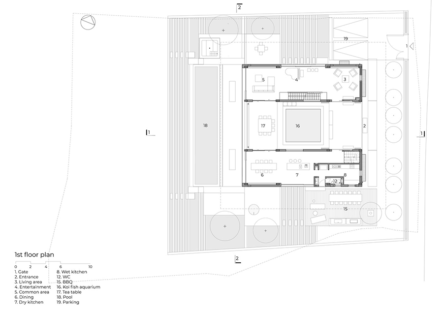 Choáng ngợp với biệt thự gần 500m2 có ao cá giữa nhà ở Tam Đảo-10
