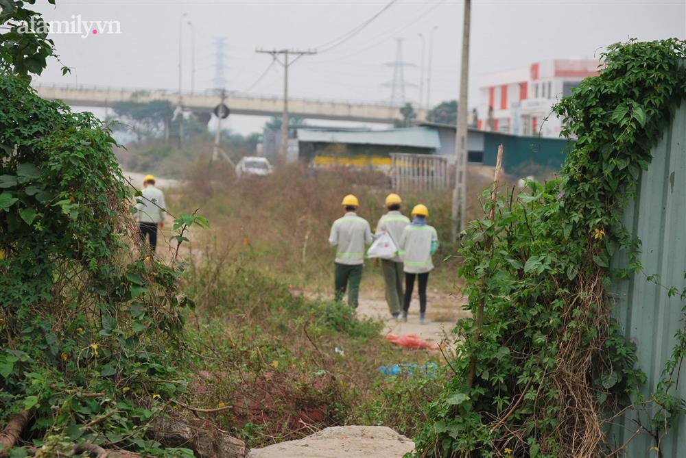 Cận cảnh công trường có 22 công nhân mắc COVID-19 chưa rõ nguồn lây đang được phong tỏa ở Hà Nội-6