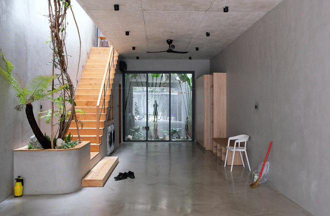 Cực lạ ngôi nhà 148m2 ở Sài Gòn không tường ngăn dù là nhà vệ sinh, tưởng bất tiện nhưng lại tinh tế không ngờ-12