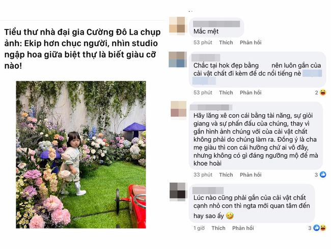 Suchin nhà Cường Đô la bị mỉa mai suốt ngày khoe giàu có, sao không thấy kể về tài năng, giỏi giang hay sự phấn đấu của bé?-1