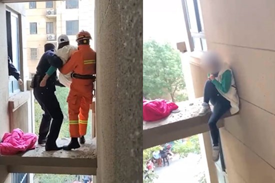 'Tiểu tam' gào khóc, đòi nhảy lầu tự tử vì người tình bao nuôi suốt 3 năm bất ngờ 'quay xe' về với tổ ấm