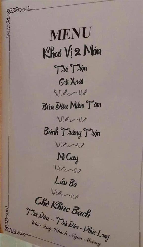 Menu tiệc cưới viral nhất MXH lúc này: Toàn món tủ của giới trẻ, sự thật khiến ai cũng ngã ngửa-1