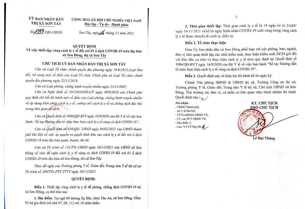 NÓNG: Thông tin về trường hợp F0 Covid-19 ở Sơn Tây từng đến SVĐ Mỹ Đình vào ngày 11/11-2