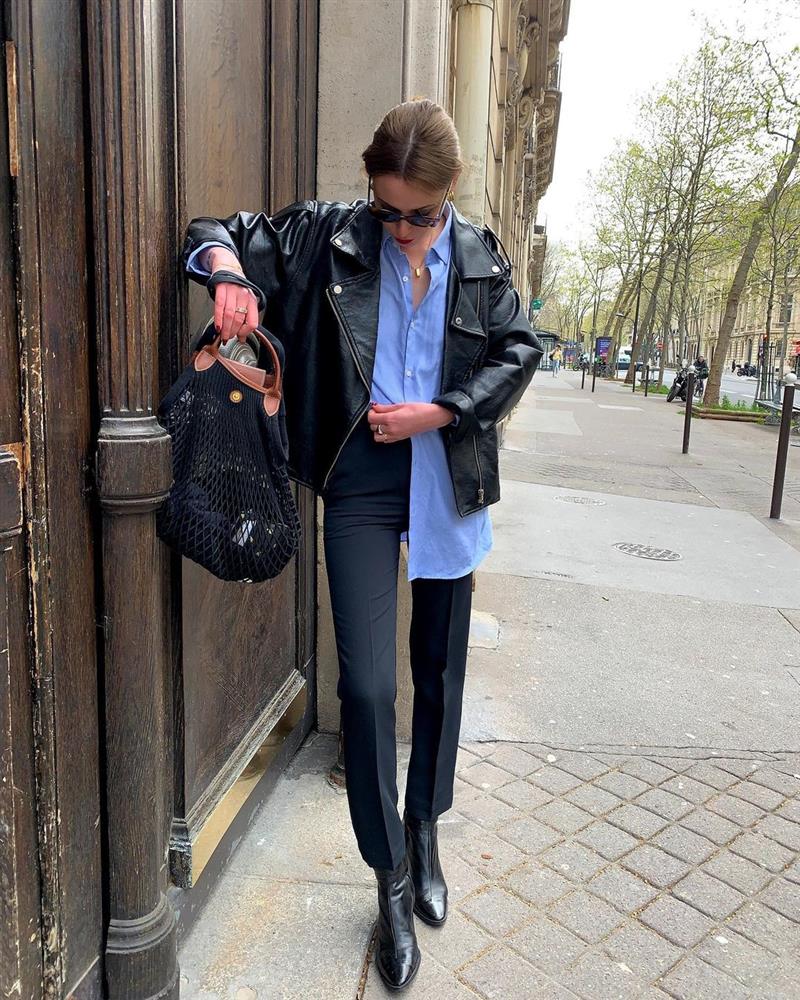 Gái Pháp chọn boots đen cổ cao trên mắt cá chân, biết lý do bạn sẽ muốn học theo ngay!-10