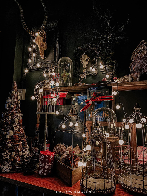 Hết hồn với chàng trai Sài Gòn decor nhà ma mị toàn xương động vật, mặc nhiều người chê kinh dị vẫn tự hào với BST độc lạ này-7