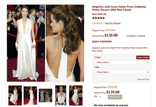 Chiếc váy của Angelina Jolie có gì đáng kinh ngạc mà nhóm người đứng sau mắt chữ O mồm chữ A?-10