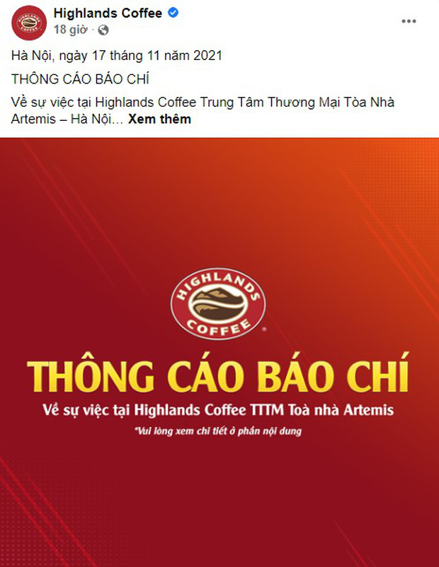 Hà Nội: Highlands Coffee lên tiếng sau khi bị tố chây ì trả tiền thuê mặt bằng, đưa hàng chục nhân viên đến gây rối trật tự-1