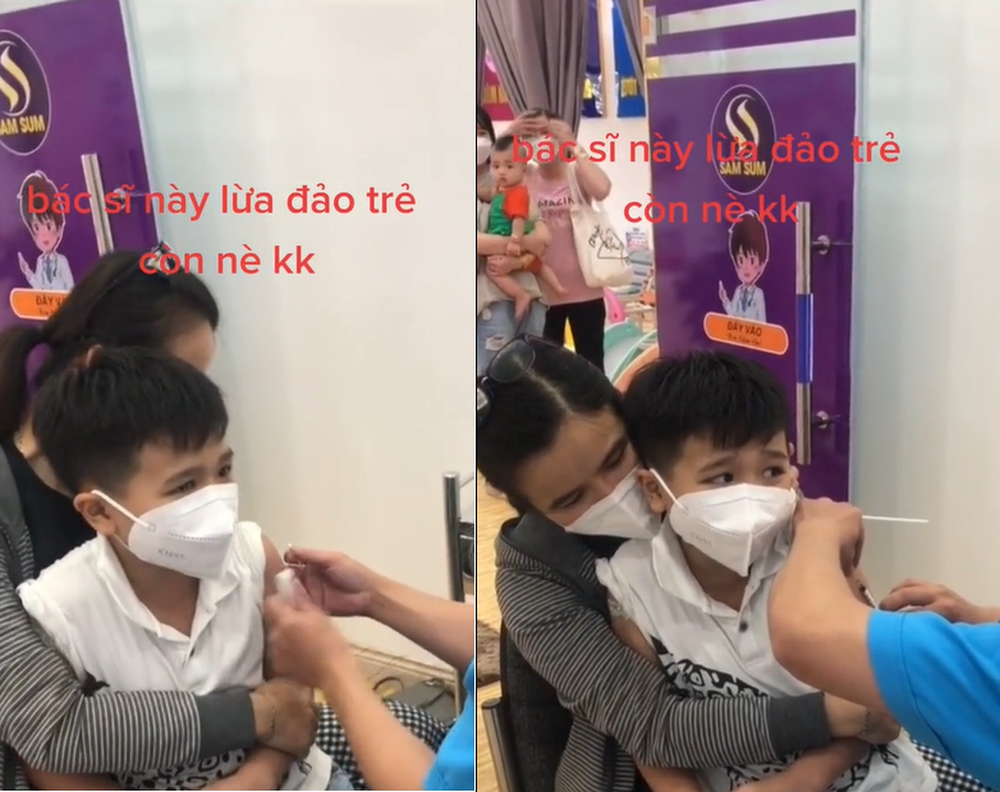 Cậu bé xưng tao với nhân viên y tế ở điểm tiêm vắc xin: Clip 7 triệu view gây tranh cãi-1