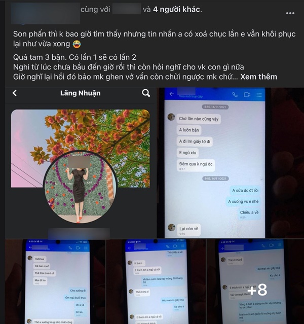 Vợ bầu 8 tháng cay đắng phát hiện chồng ngoại tình ngay từ lúc mới cưới-1