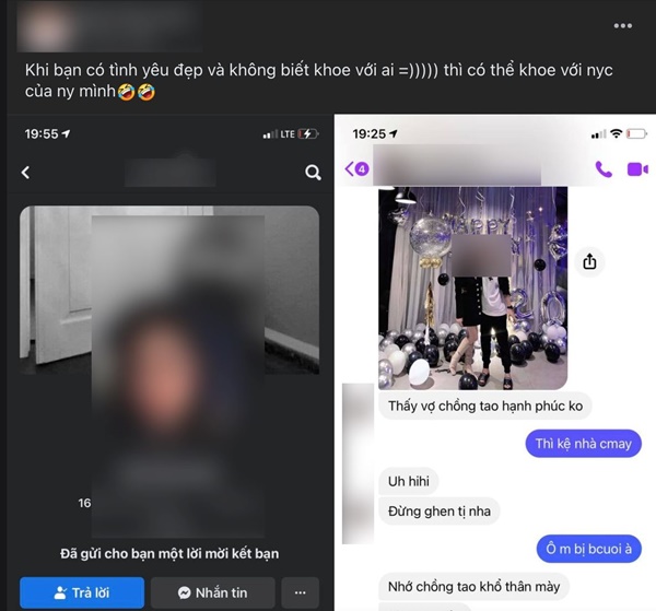 Đang yên đang lành, cô gái bất ngờ bị người yêu mới của bạn trai cũ nhắn tin khoe hạnh phúc, buông lời xúc phạm-1