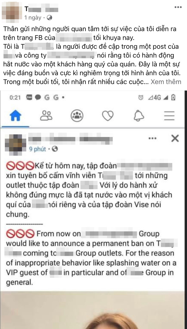 Vị khách nữ bị quán bar sang chảnh nhất Sài Gòn cấm cửa trên toàn hệ thống vì đụng đến khách VIP phản ứng gì?-1