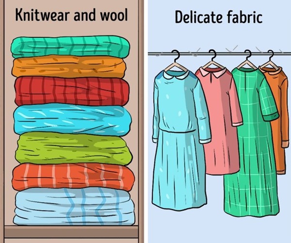 10 sai lầm khi sắp xếp tủ quần áo mùa đông mà đến 90% chị em đều mắc phải-8