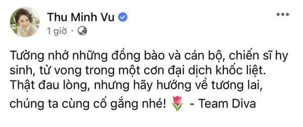Khánh Vân xúc động viết tâm thư dài, dàn sao Việt hướng về lễ tưởng niệm hơn 23.000 đồng bào mất do Covid-19-5